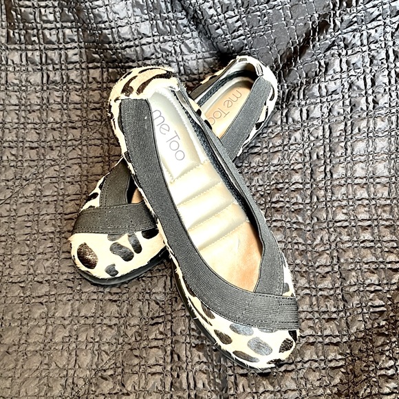 Me Too slip on shoes size 6 leopard print - Picture 1 of 4